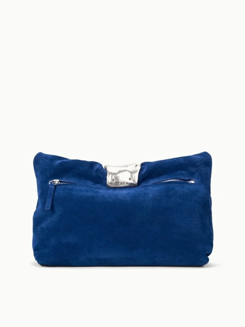 Staud Cuff Clutch in Cobalt
